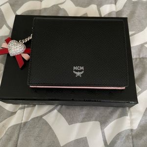 Authentic MCM, small, wallet with charm